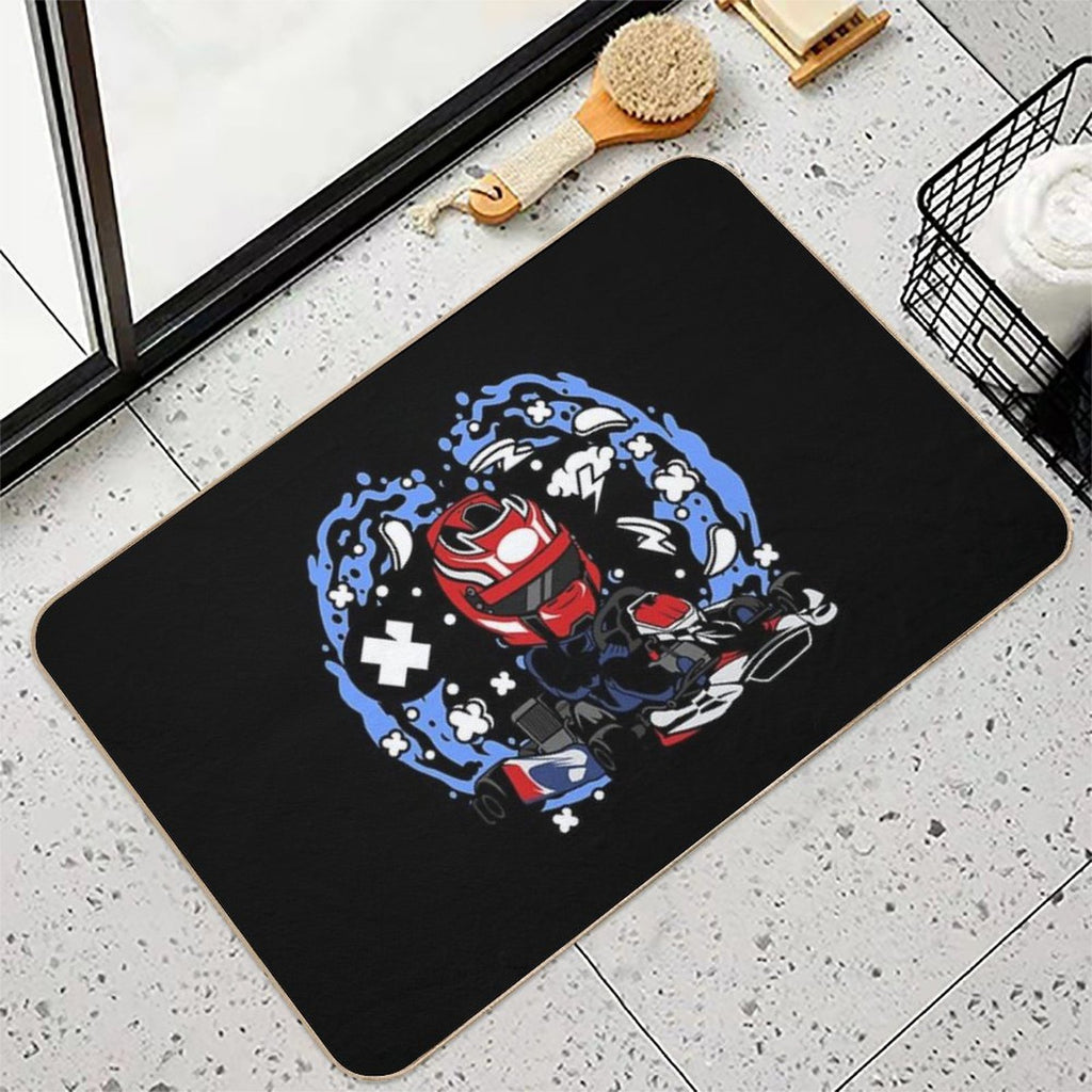 Karting Pop Art  Multi-Purpose Bath Mat