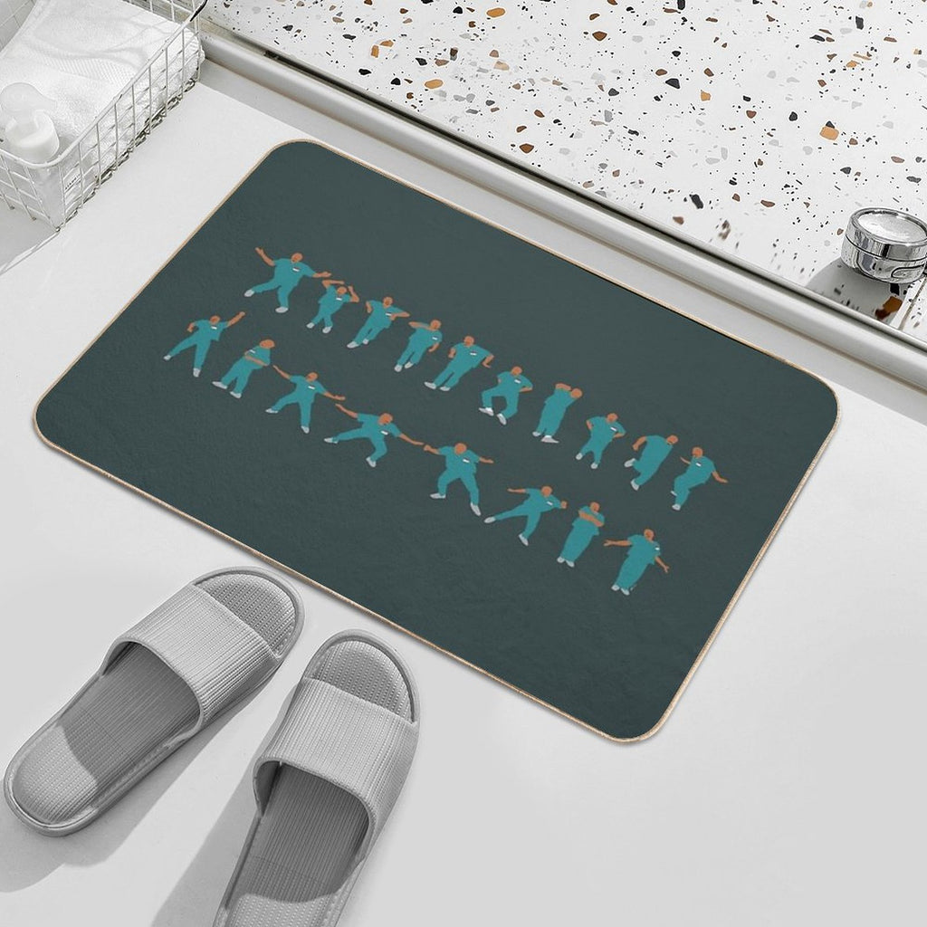 The Turk Dance  Absorbent Bath Mat