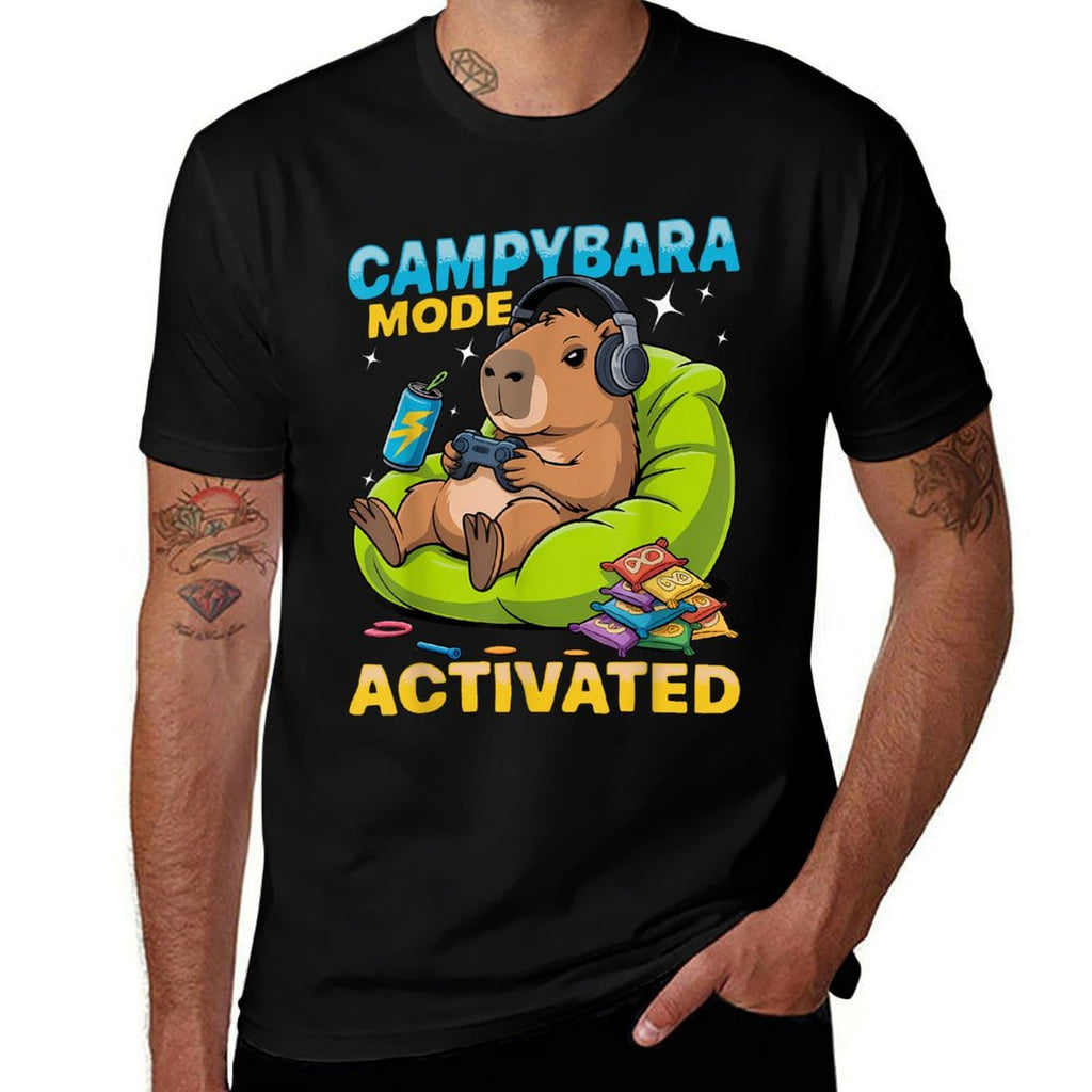 Capybara Gamer Gaming  Slim-fit Cut T-Shirt