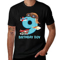 9th Birthday Boy 9 Year Old Birthday Boy Air Plane Pilot  Easy-care T-Shirt