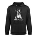 Level 30 Unlocked Funny Video Gamer 30th Birthday Gift Casual Wear Hoodie