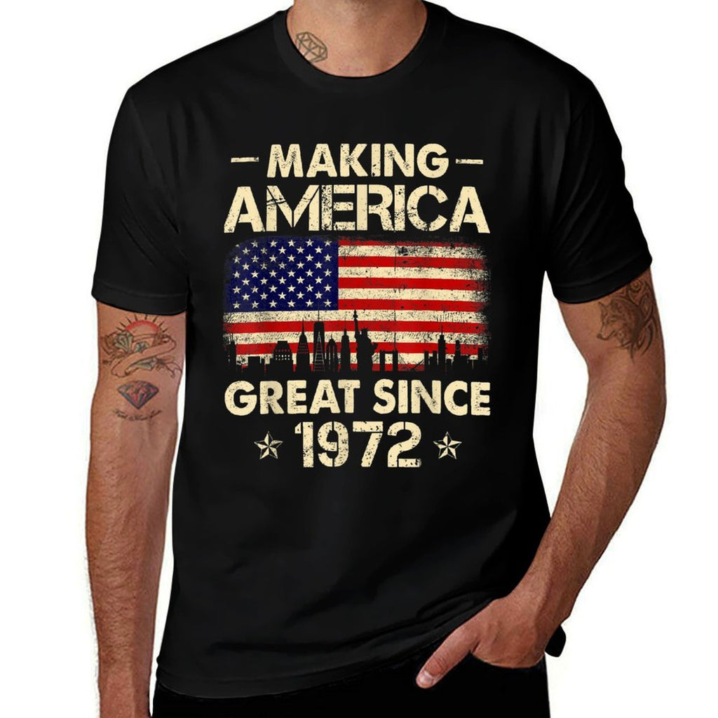 Making America Great Since 1972 Retro 50th Birthday USA  Durable T-Shirt