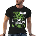 Mens Marijuana Cannabis Smoke Weed Dad Like A Regular Dad Weed  Polyester Blend T-Shirt