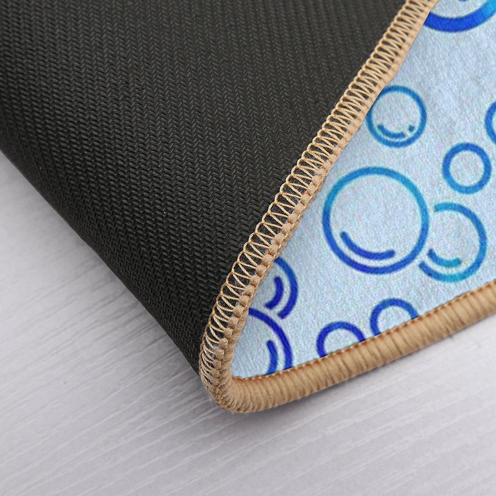 Bubble Blues  Odorless Bath Mat