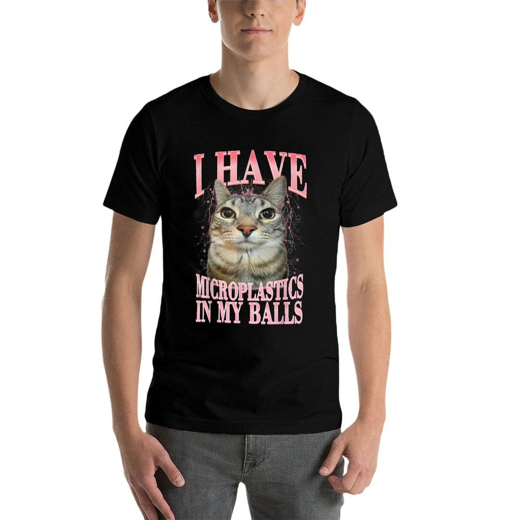 Funny Silly Cat Saying Funny Cat Meme Humor  Cotton T-Shirt