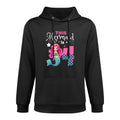 This Mermaid Is 4 Years Old 4th Birthday Mermaid Kids Girl Adjustable Hood Hoodie