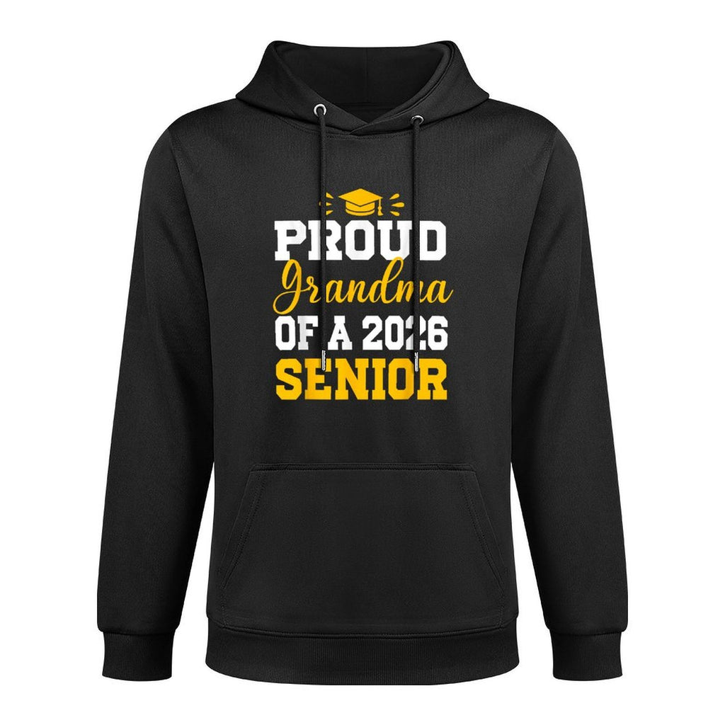 Senior Grandma Class of 2026 Graduation College Graduate Machine Washable Hoodie