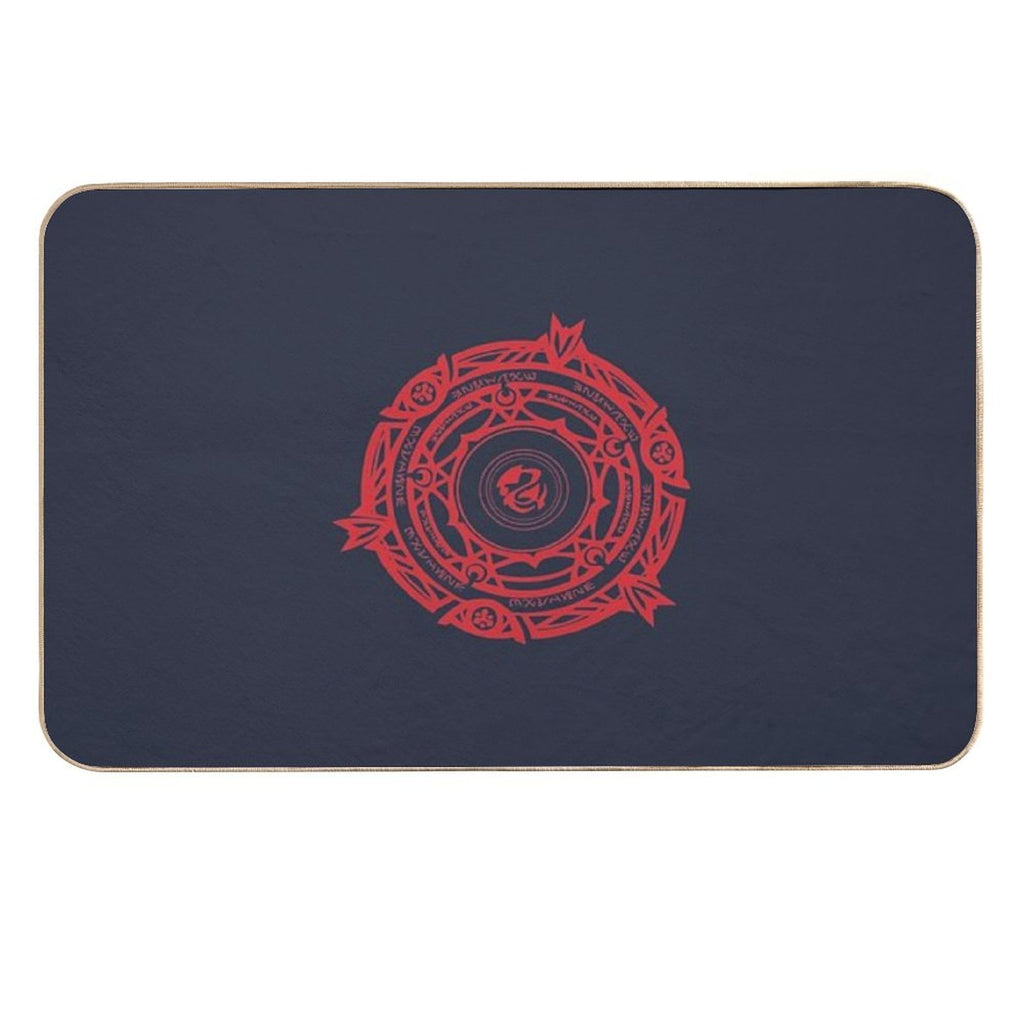 Gremory Clan Magic Circle  Fade-Resistant Bath Mat