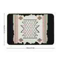 Native American Symbol - Aztec Boho Chic  Absorbent Bath Mat
