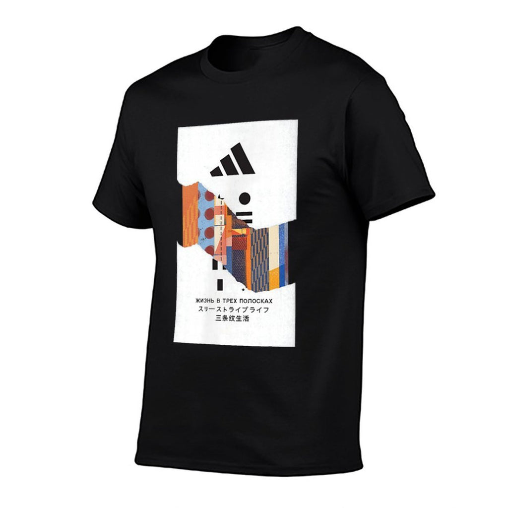 Adidas Badge of Sport Global Tear Graphic  Rolled Sleeves T-Shirt