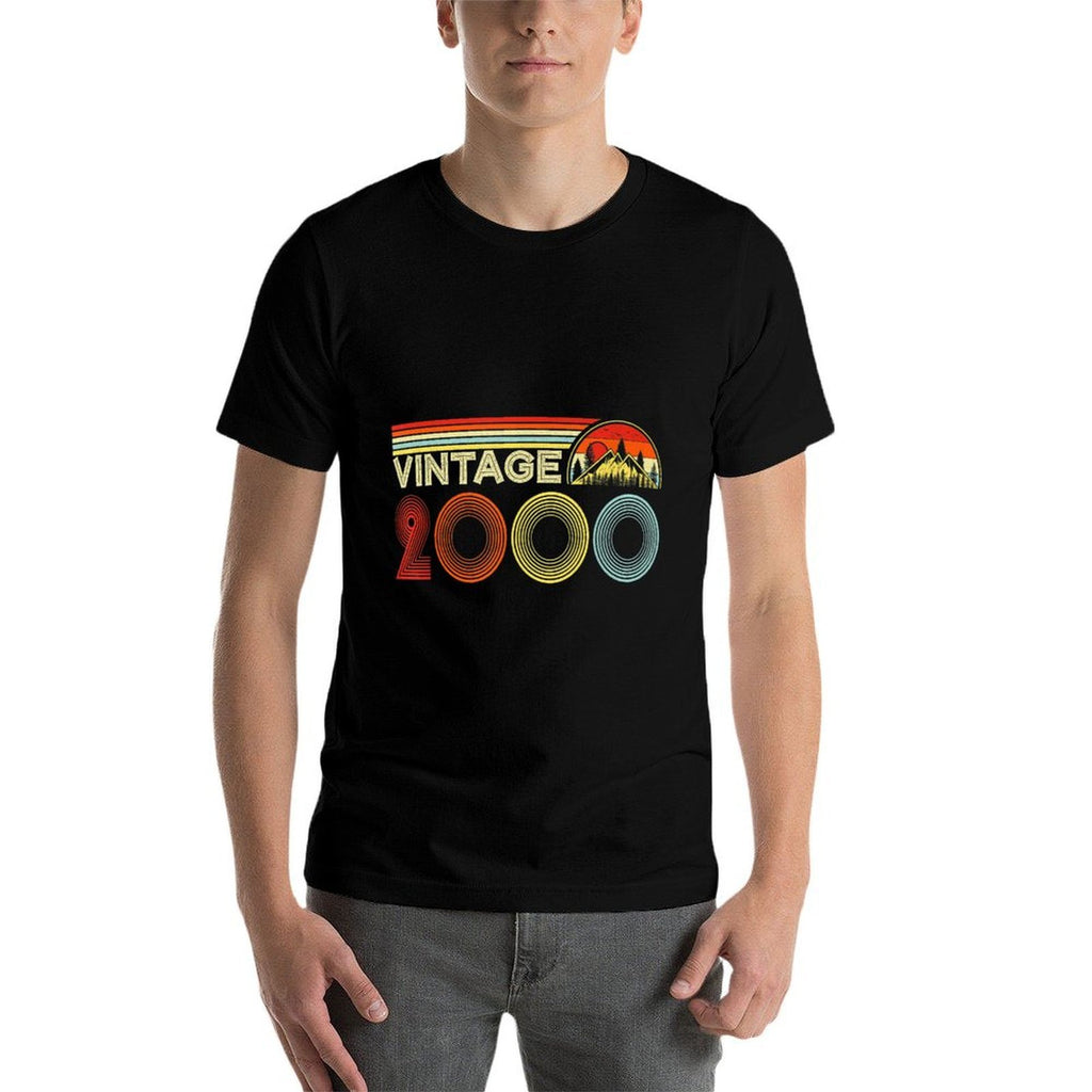 Vintage 2000 21 Years Old Retro Boys And Girls 21st Birthday  Classic T-Shirt