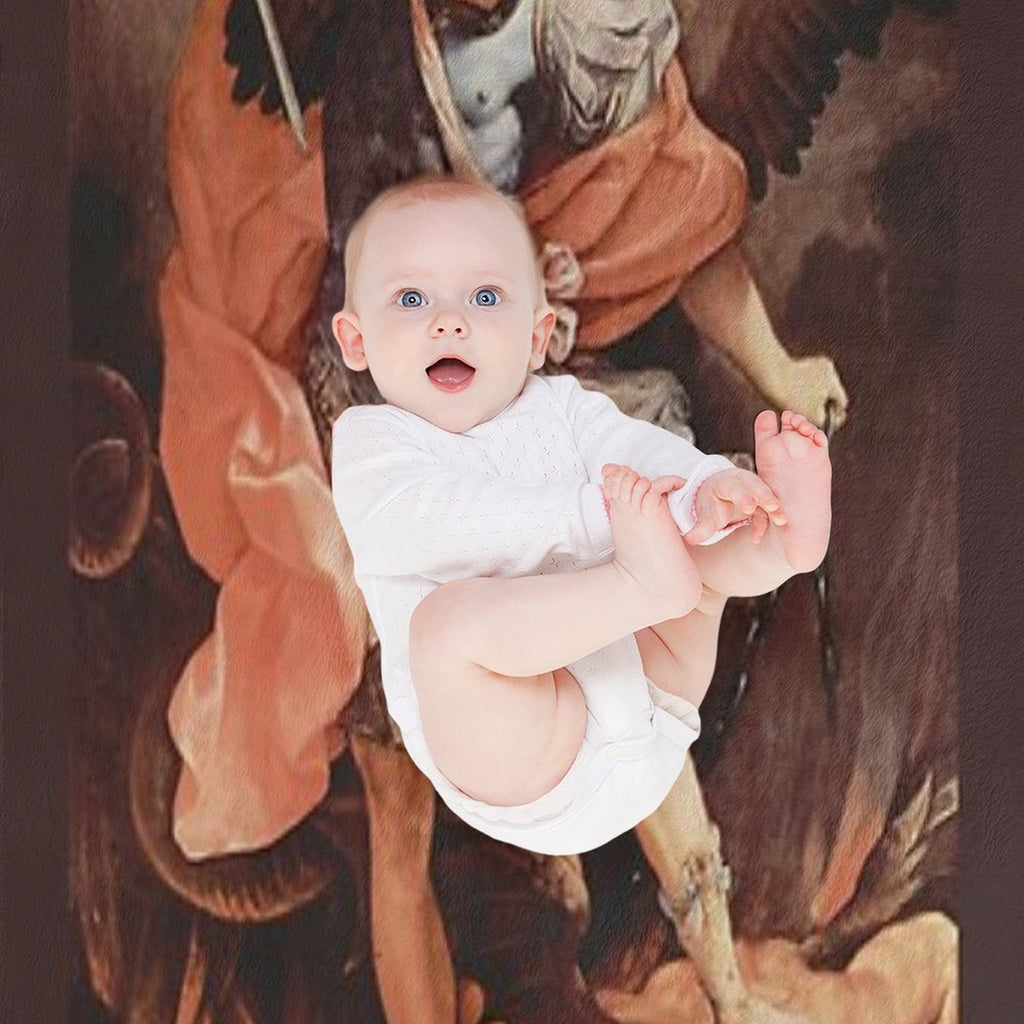 St Michael The Archangel (San Miguel Arcangel ) Guido Reni Sustainable Throw Blanket