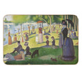 A Sunday on La Grande Jatte by Georges Seurat  Fade-Resistant Bath Mat