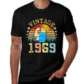 Womens Vintage 1969 50th Birthday Gift 50 Years Old Bday Raglan Baseball  Breathable T-Shirt