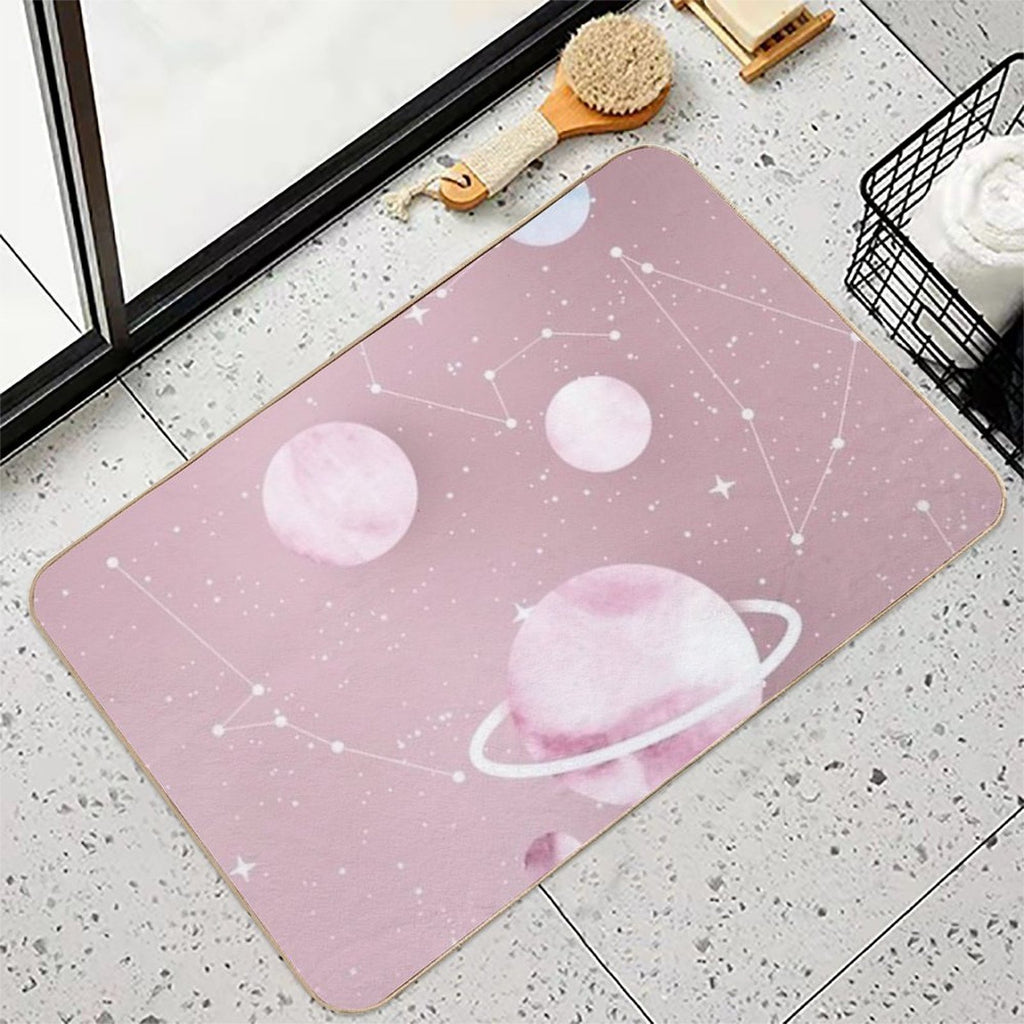 Planets Vsco  Long-Lasting Bath Mat