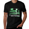 MTV Music Television Moon Man Night Vision  Slim-fit Cut T-Shirt