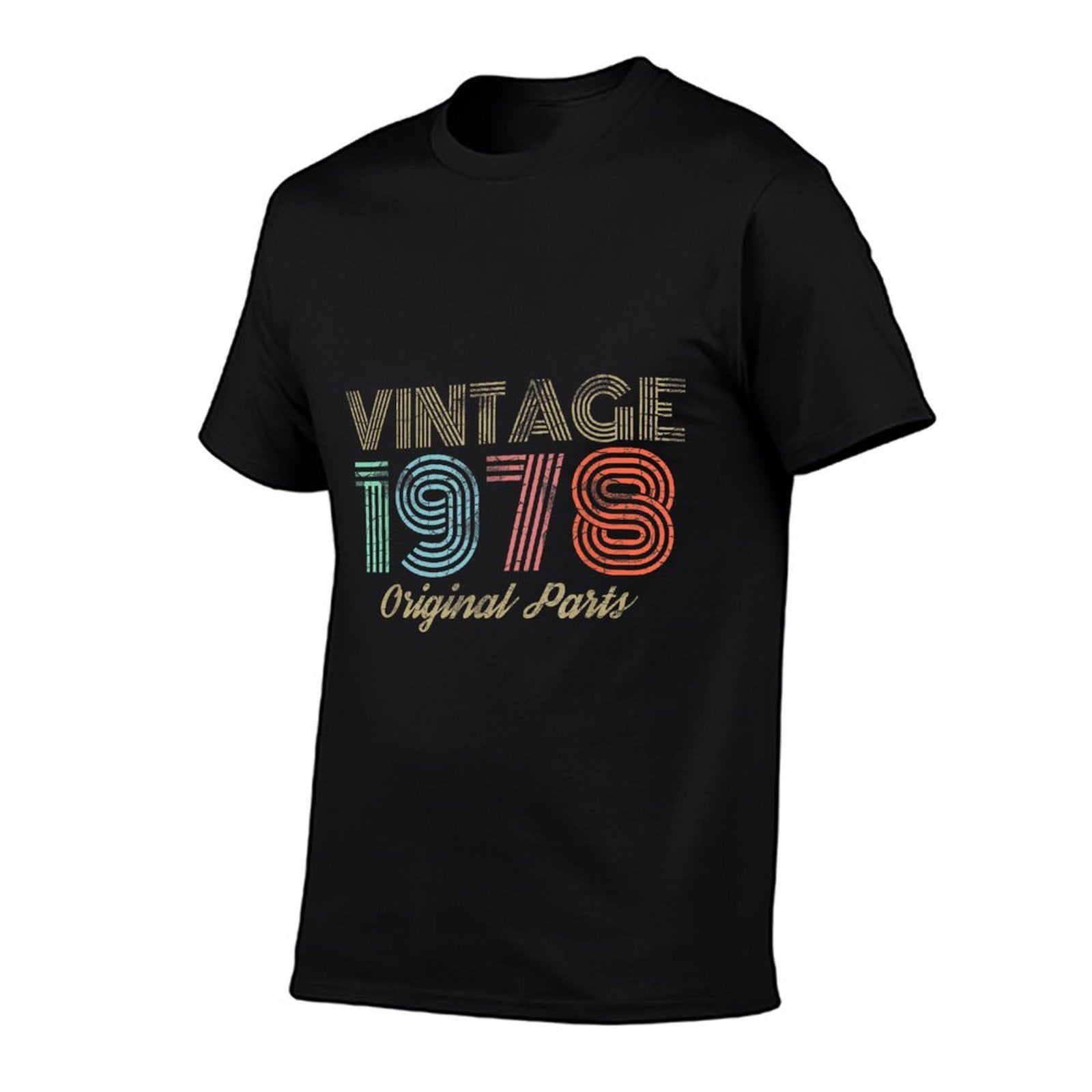 Vintage 1978  Retro 70's-45th Birthday  Summer-ready Fabric T-Shirt