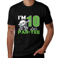 I'm 10 Let's Par 10th Years Old Golf Party Birthday Kids  Trendy Pattern T-Shirt