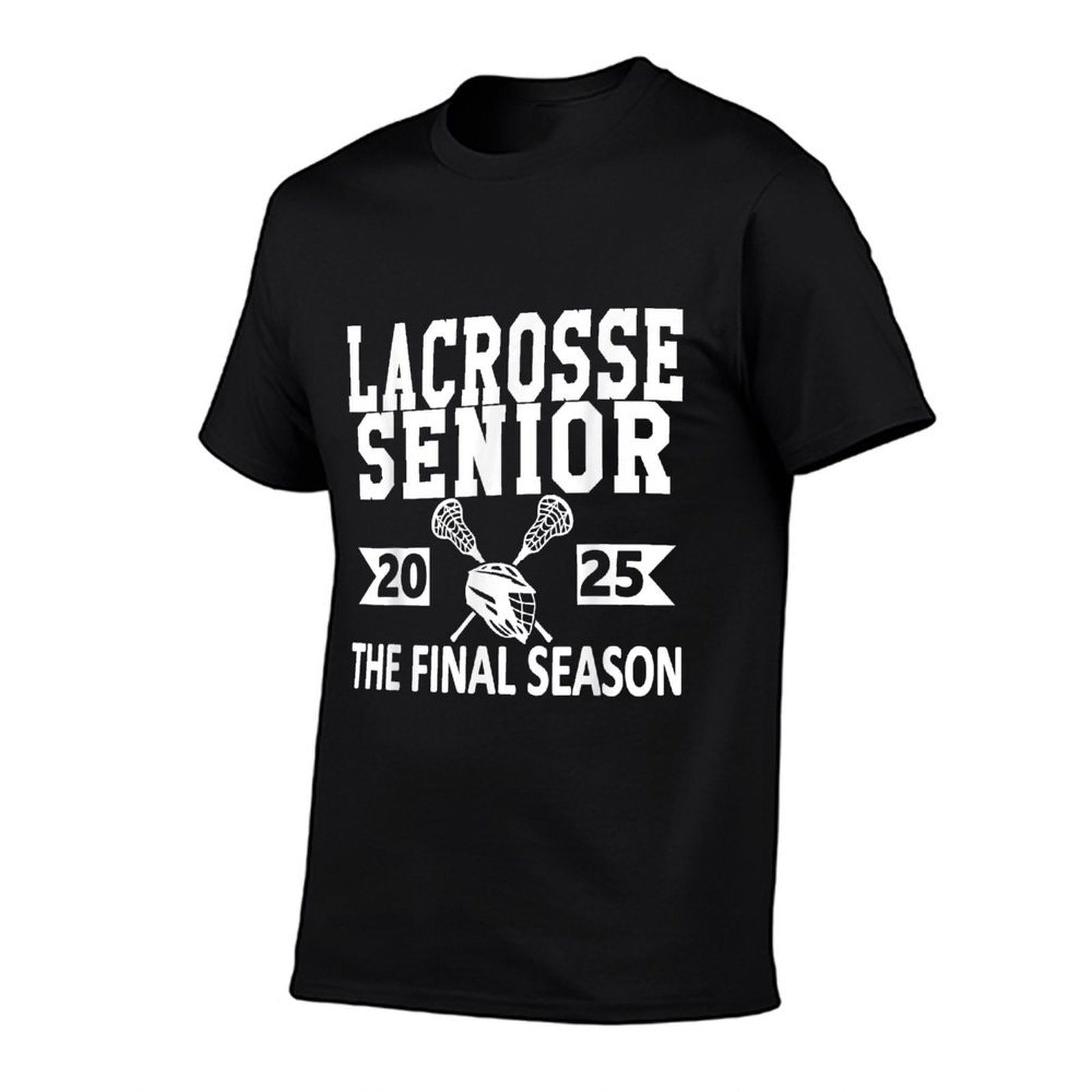 Lacrosse Senior 2025 High School Senior Night Graduation  Trendy Pattern T-Shirt