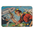 Buck Rogers Vintage Comic Boys Retro Hipster Print Mask Gift  Stain-Proof Bath Mat