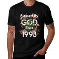 Blessed By God Since 1993 For 30 Years Rose 30th Birthday  Wrinkle-resistant T-Shirt