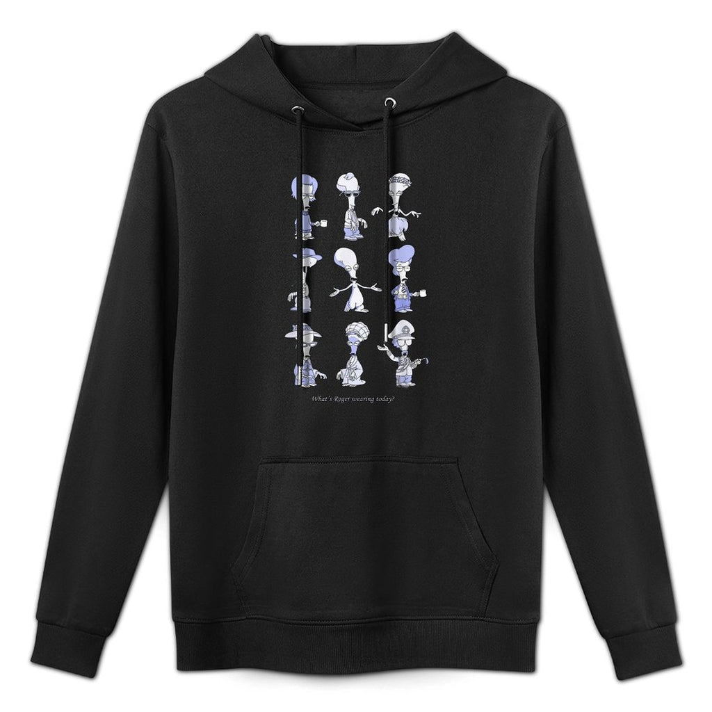 American Dad Whats Roger Wearing Today Funny Cartoon Layering Staple Hoodie