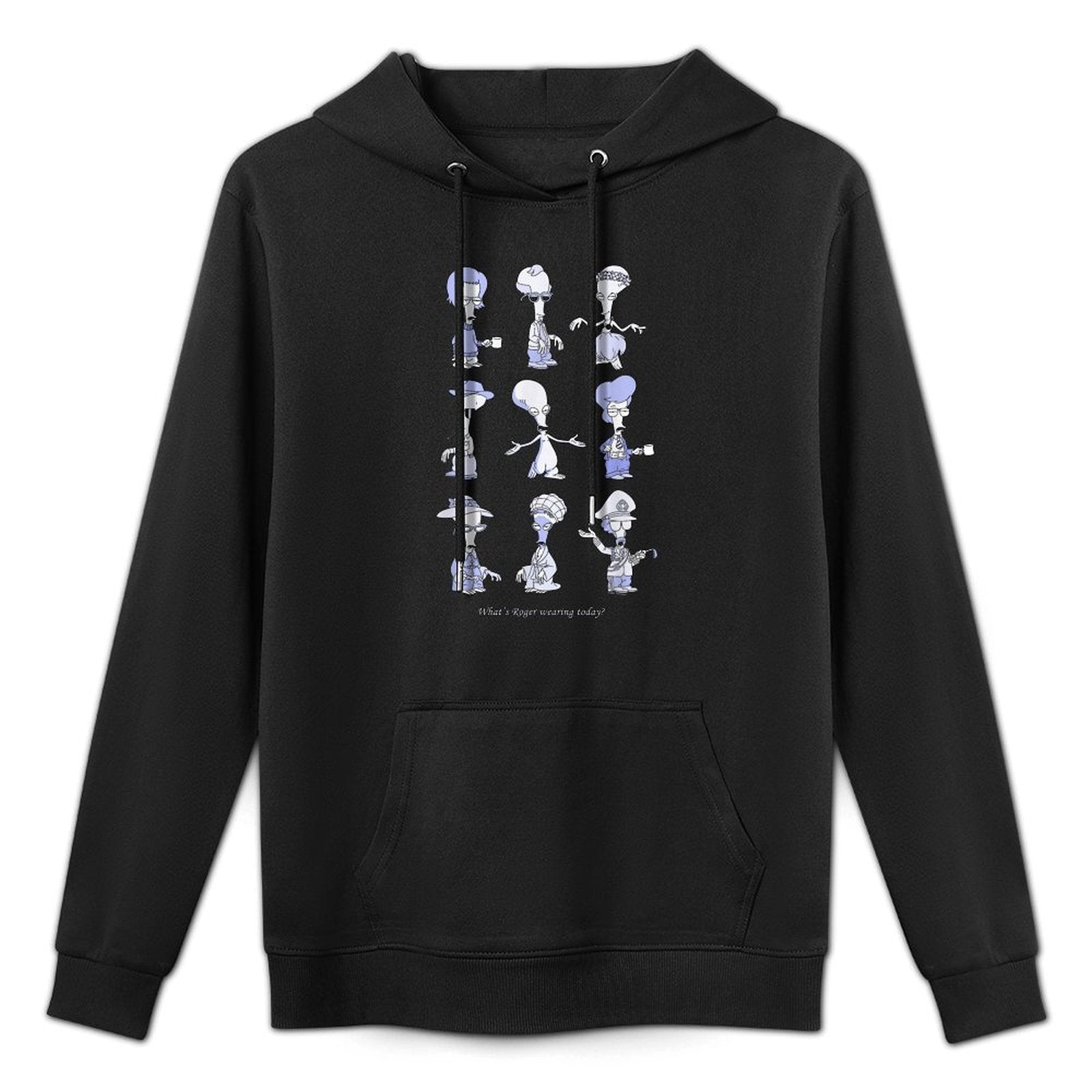 American Dad Whats Roger Wearing Today Funny Cartoon Layering Staple Hoodie