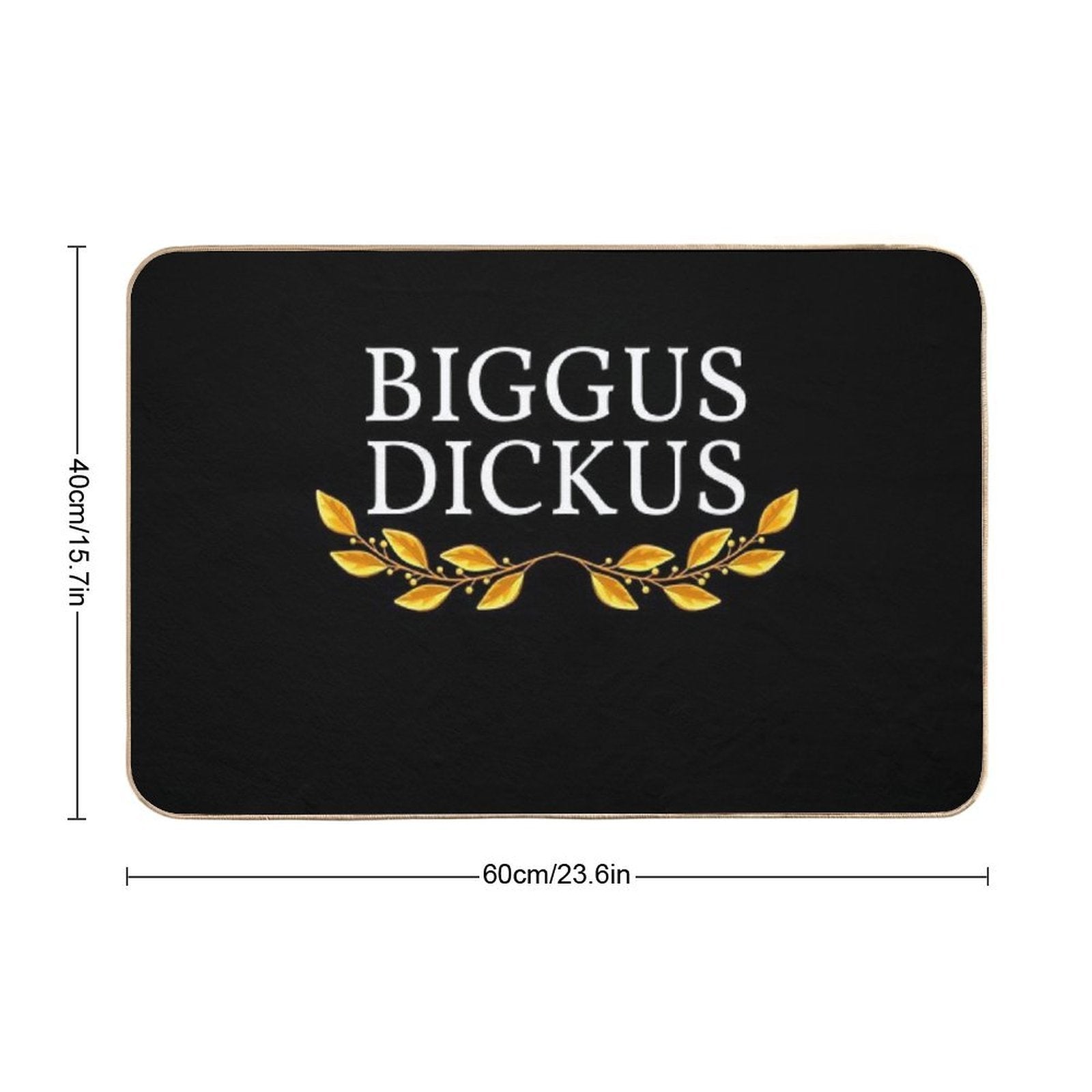 Biggus Dickus  Toxin-Free Bath Mat