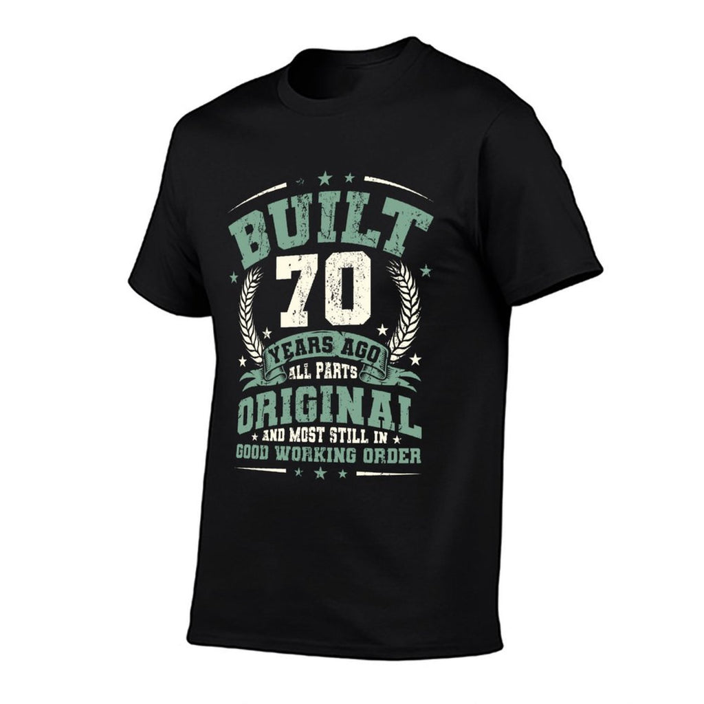 Built 70 Years Ago All Parts Original 70th Birthday  Lightweight T-Shirt
