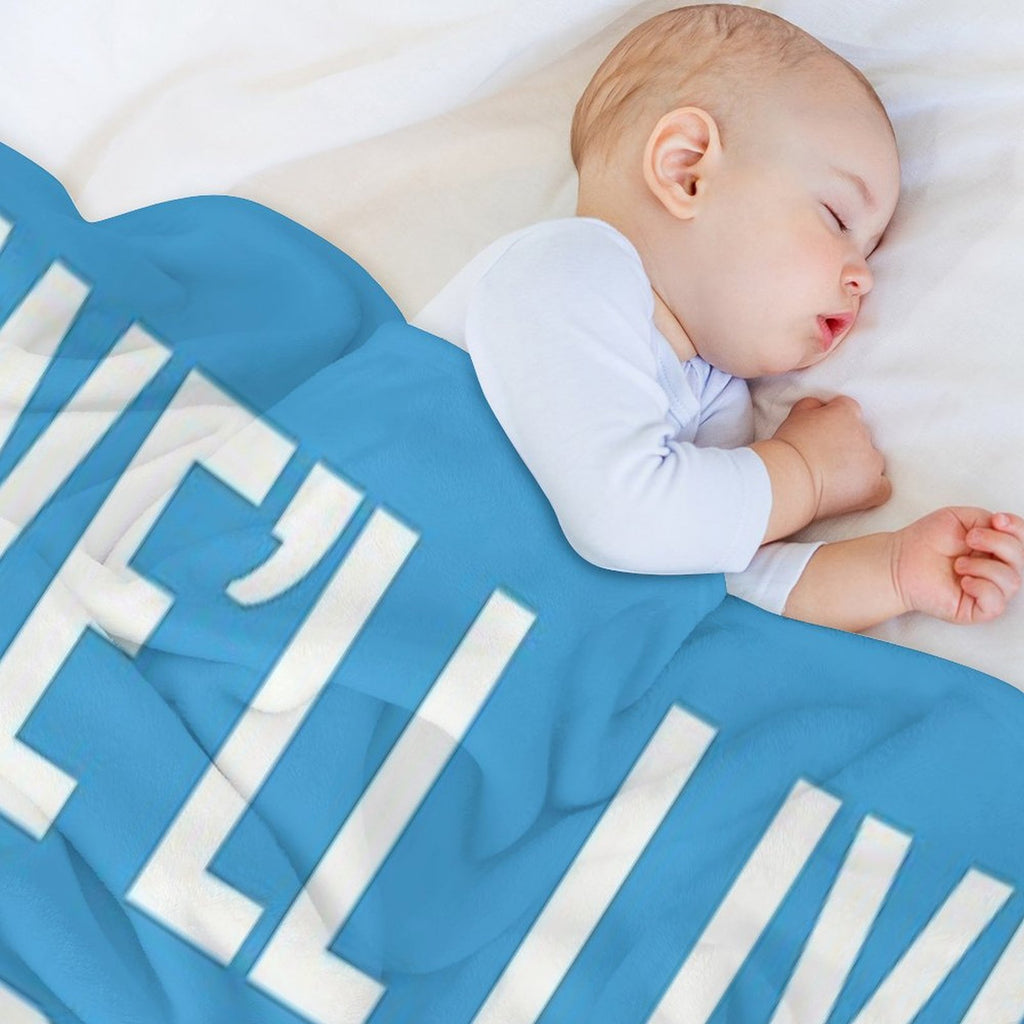 We’ll Live And Die in These Towns Coventry City Sky Blues Football Quote Comfort Throw Blanket