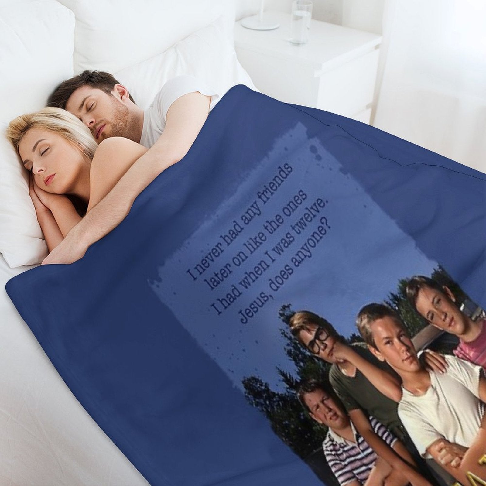 Stand By Me No2 Quick-dry Throw Blanket