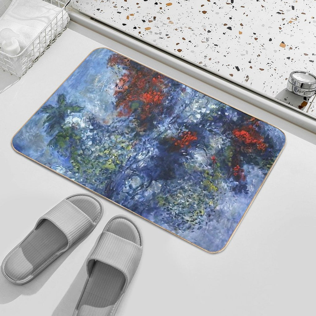 Marc Chagall Surrealism Art  Easy Maintenance Bath Mat