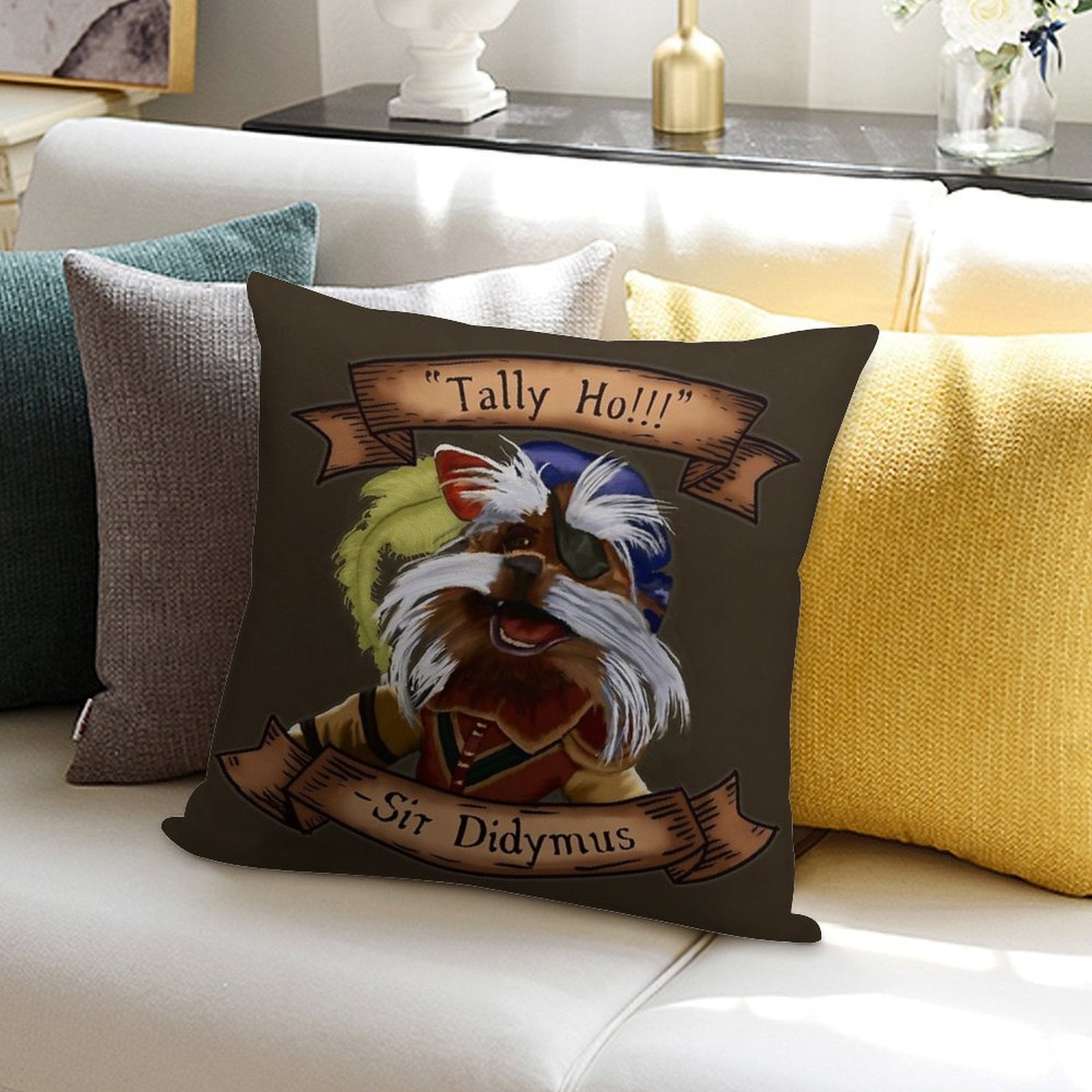 Sir Didymus Soft Fade-Resistant Throw Pillow