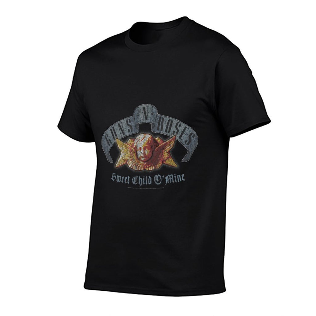 Guns N' Roses Official Sweet Child O' Mine  Oversized Silhouette T-Shirt