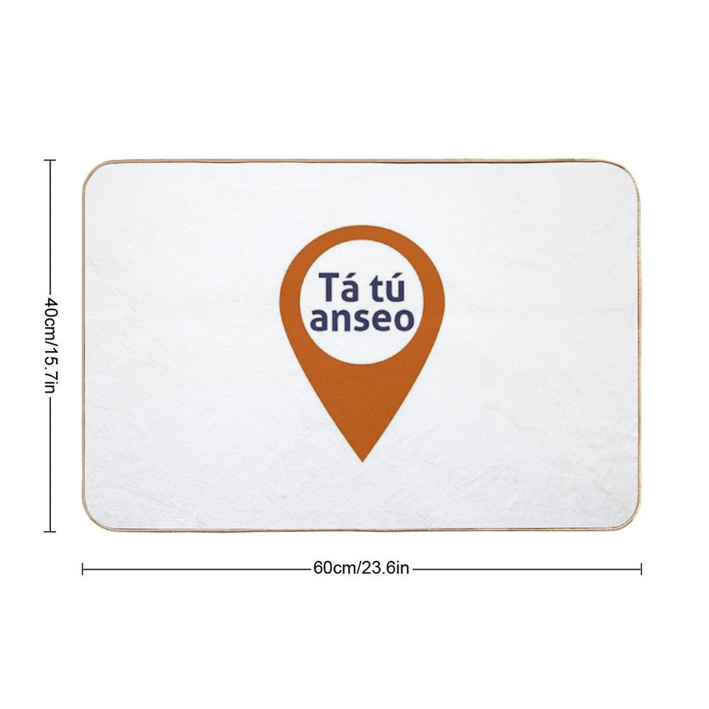 Tá Tú Anseo  High-Traffic Bath Mat