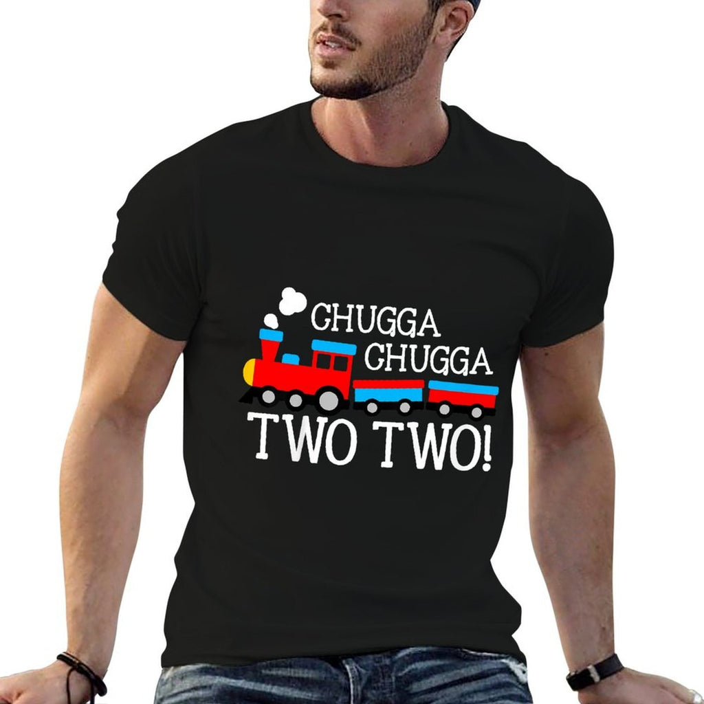 2nd Birthday Boy Train Chugga Chugga Two Two Toddler  Relaxed-fit T-Shirt