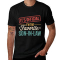 Its Official Im The Favorite Son In Law Mens Fathers Day  Soft T-Shirt