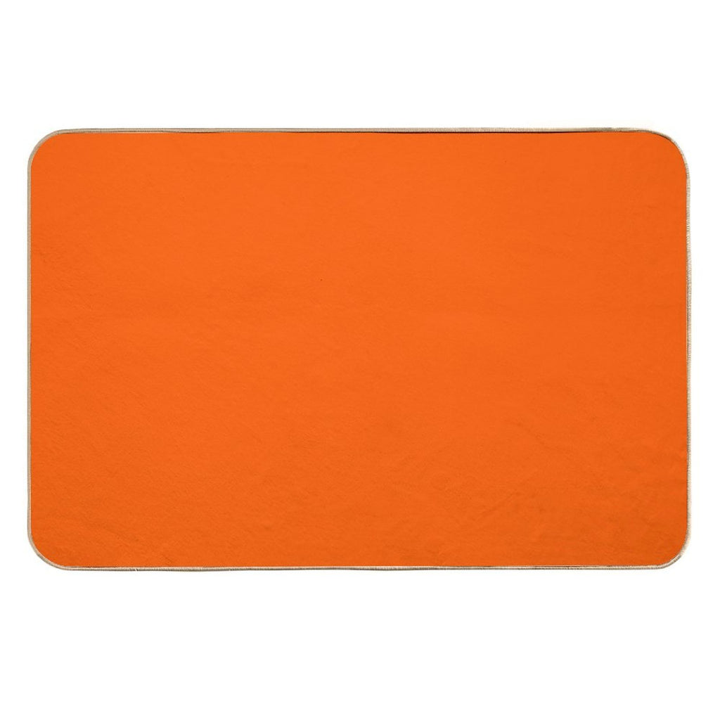 Neon Orange  Stain-Proof Bath Mat
