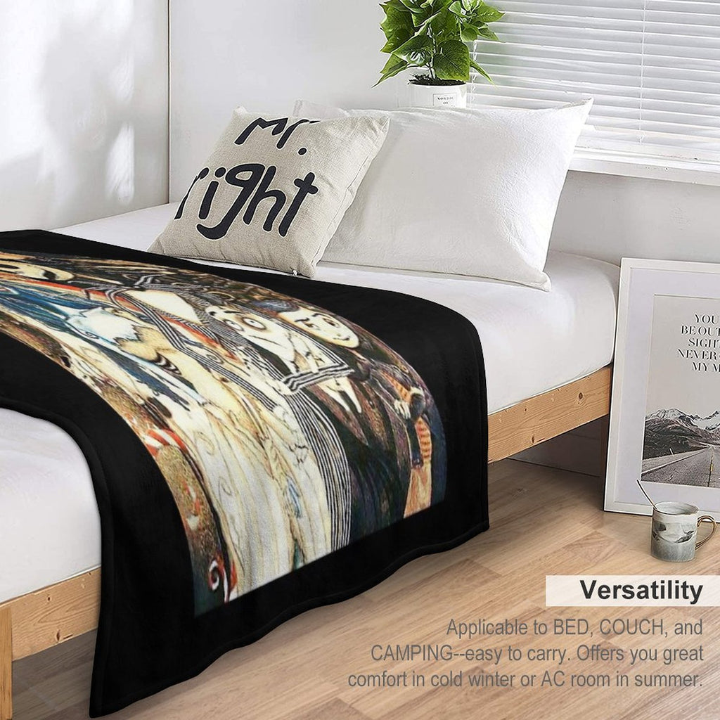 Tim Movie Horror Characters Film Plush Throw Blanket
