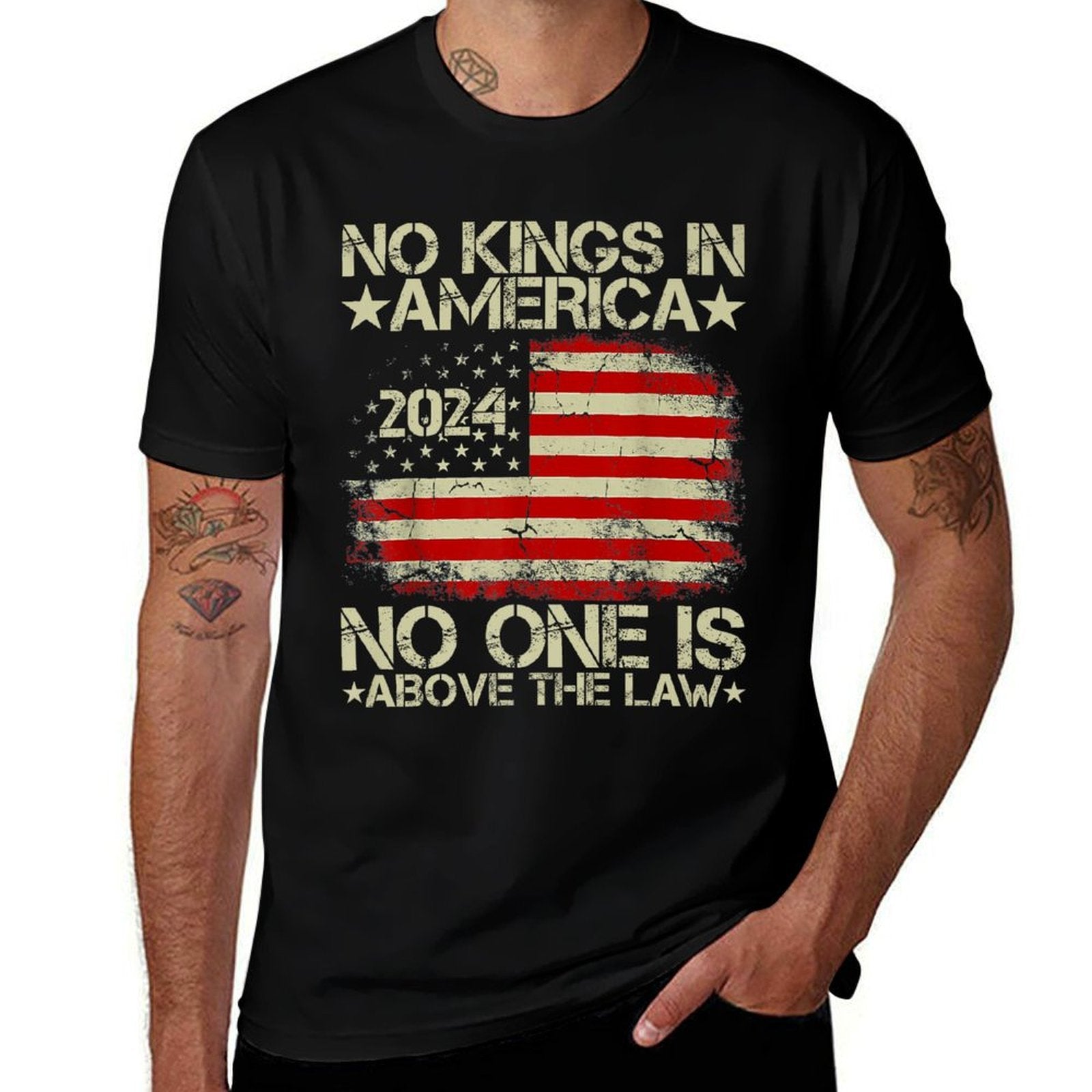 No Kings In America 2024 No One Is Above The Law Premium  Classic T-Shirt