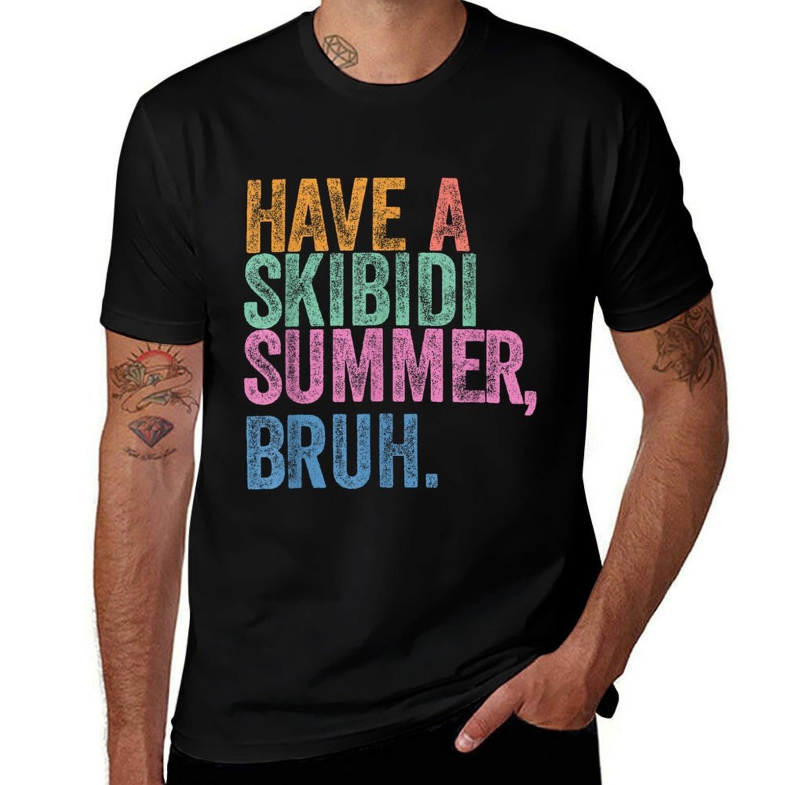End Of The Year Teacher Last Day Have A Skibidi Summer Bruh  Quick-drying T-Shirt