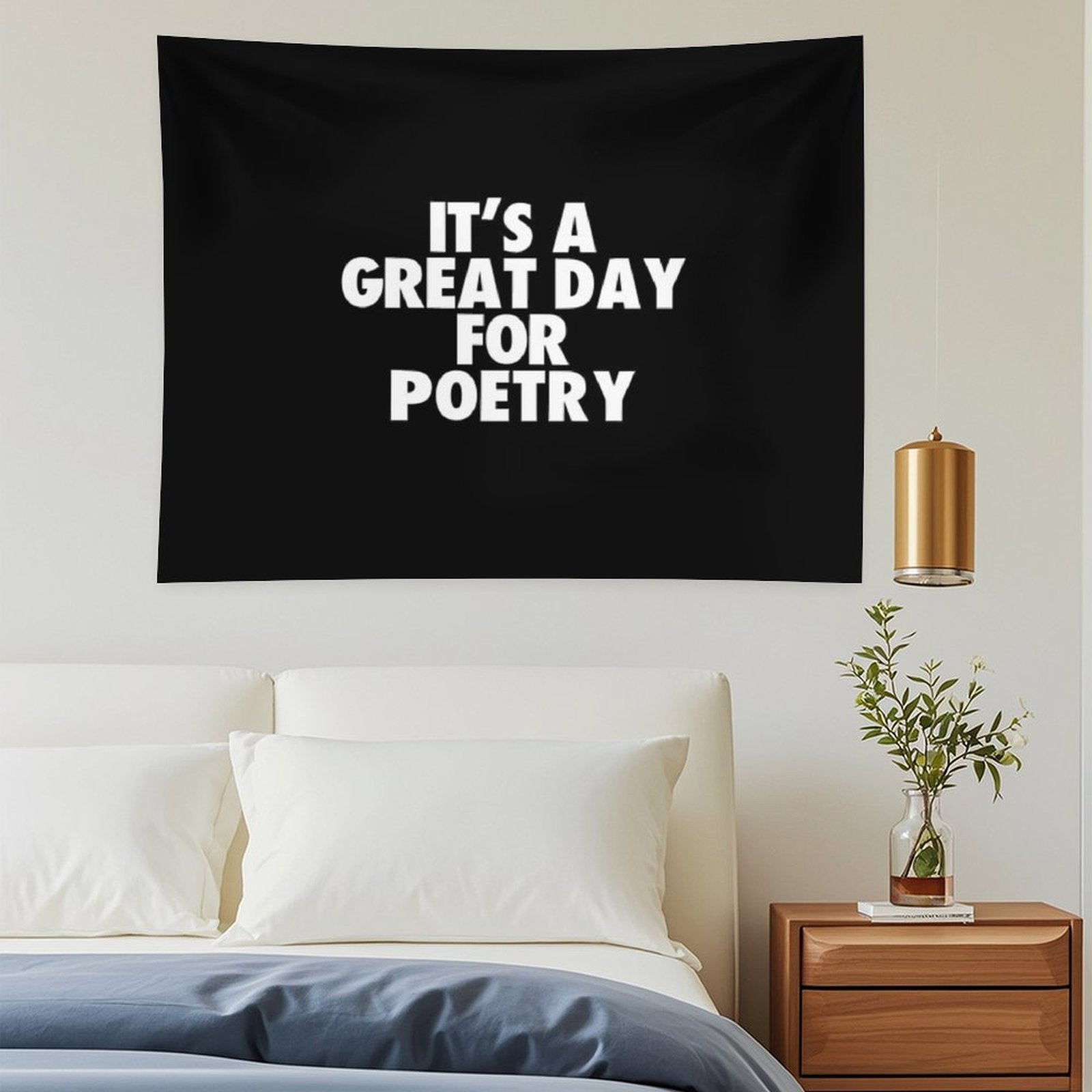 It's A Great Day for Poetry Tapestry