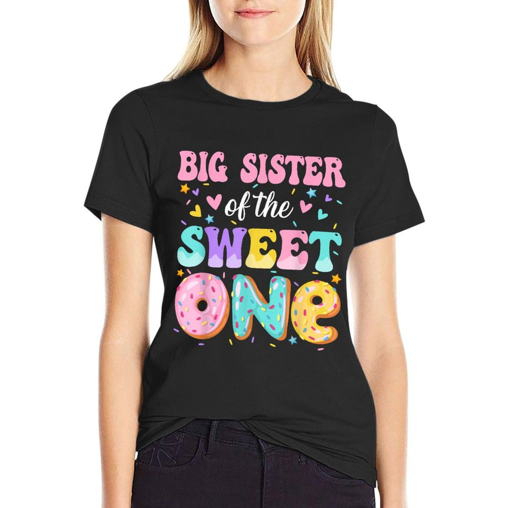 Big Sister Of The Sweet One 1st Birthday Donut Bday Party  Quick-drying T-Shirt