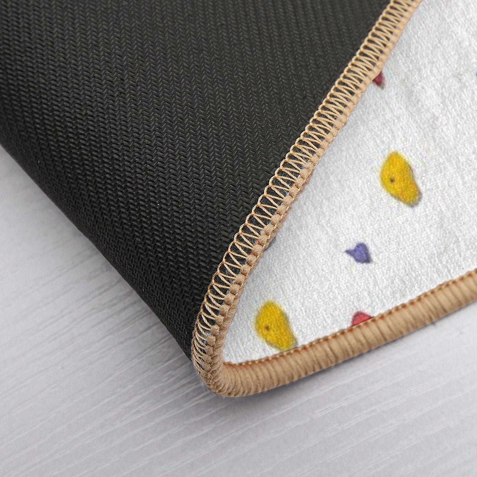 Rock Climbing Boulder Hold Pattern  Repositionable Bath Mat