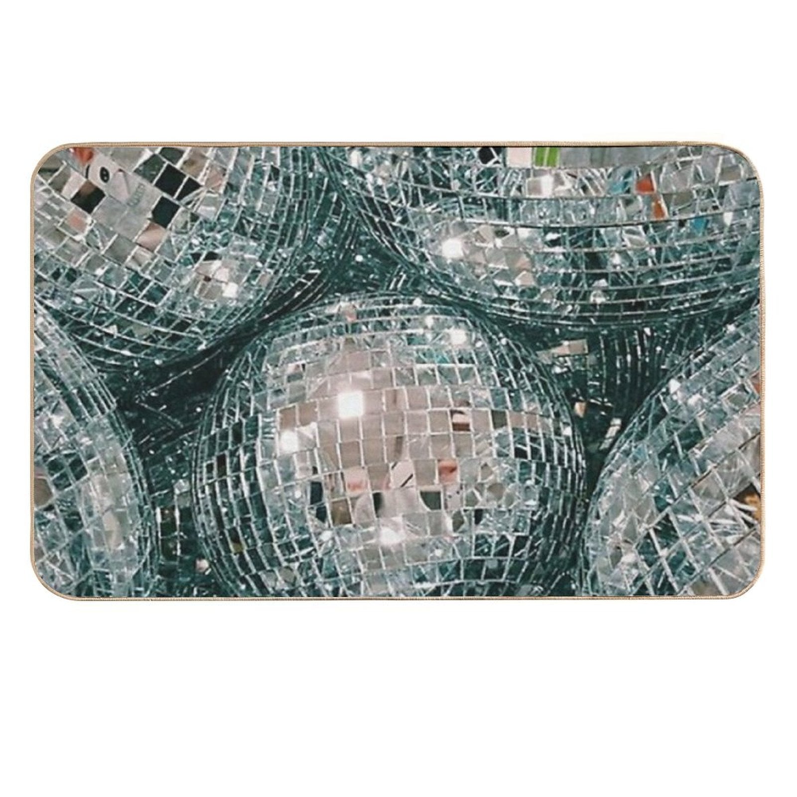 Disco Balls Durable Bath Mat