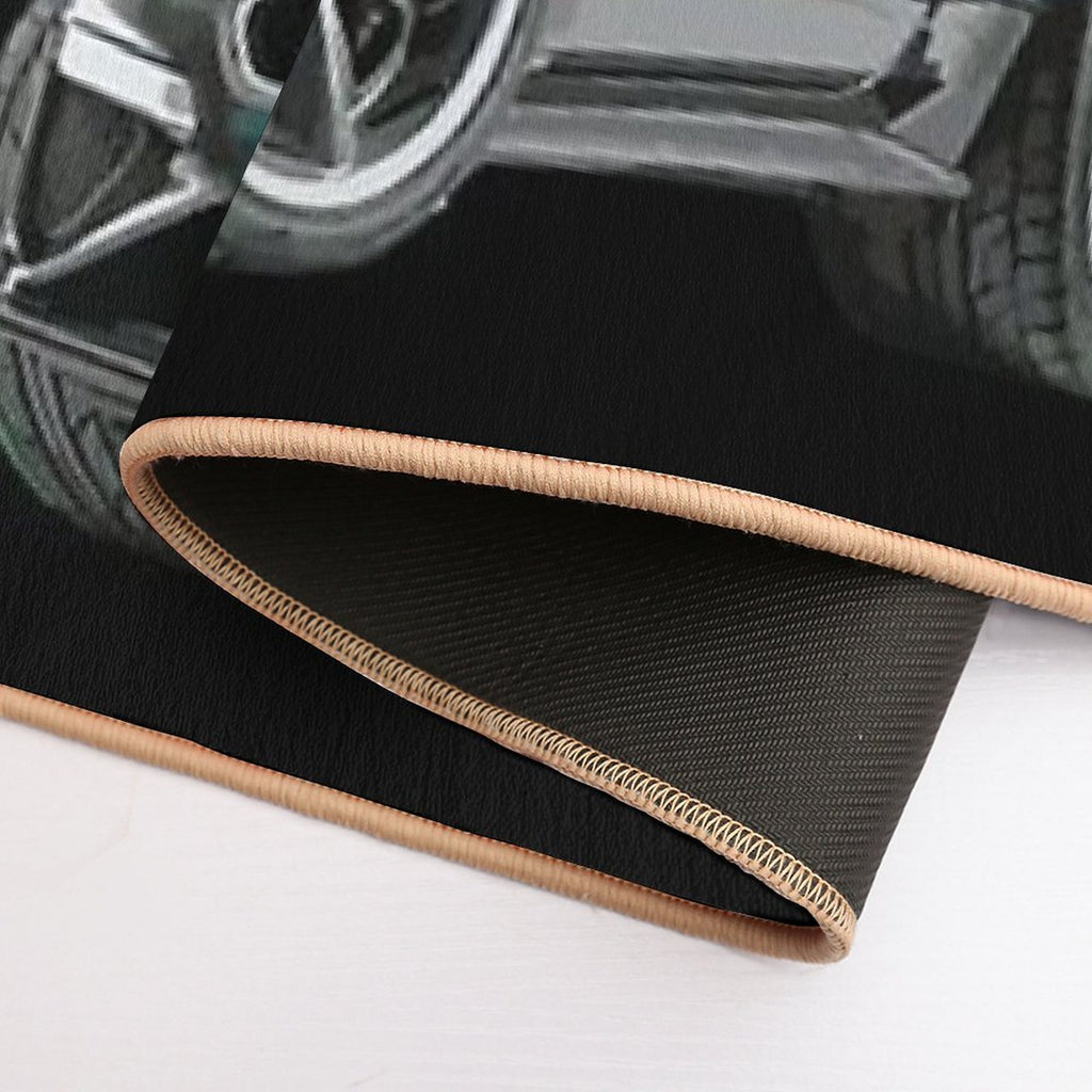 Bullitt Mustang GT 5.0L V8 Classic Steve Mcqueen Muscle Car  Easy To Clean Bath Mat