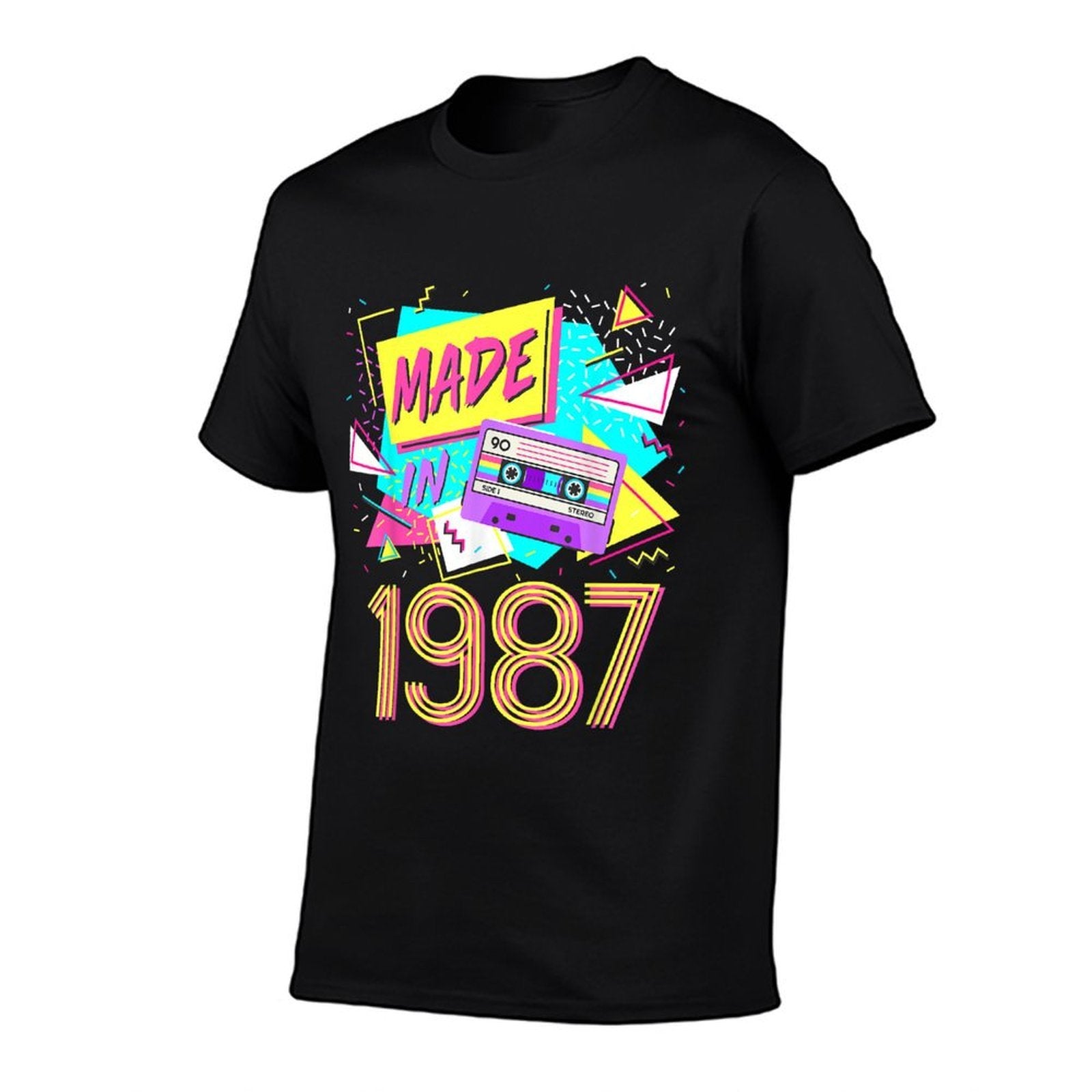 Made In 1987 35 Years Old Retro Vintage 80s 35th Birthday  Vintage-inspired T-Shirt