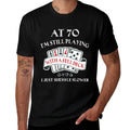 Funny 70th Birthday Gag Gift for 70 Year Old Playing Cards Sweatshirt  Slim-fit Cut T-Shirt