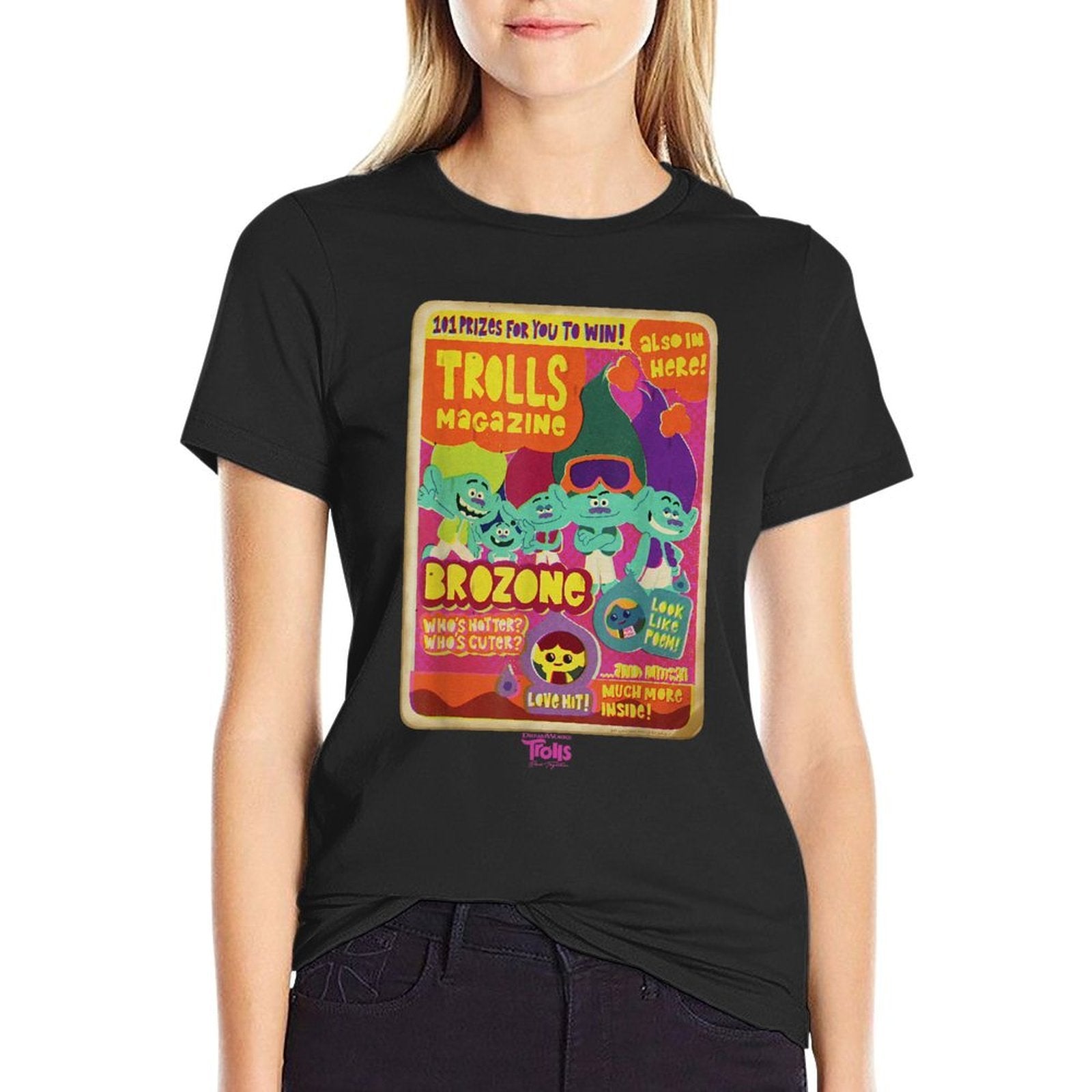 DreamWorks Trolls Band Together Brozone Magazine Cover  Stretchy T-Shirt