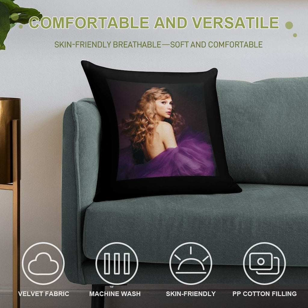 Speak Now Taylor Swift Soft Washable Throw Pillow